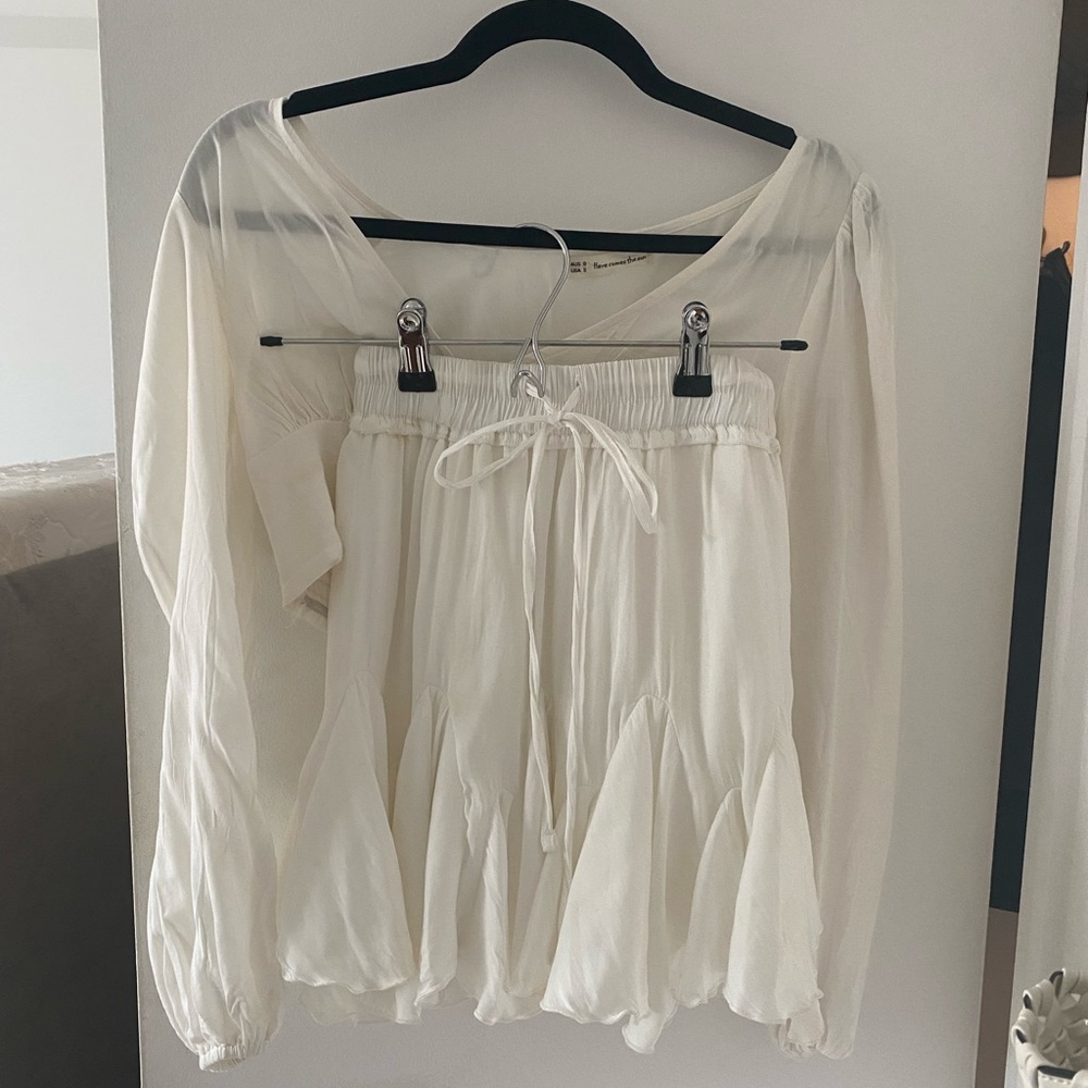 Sabo Skirt - White Set - Crop Top & Skirt (can just purchase top or skirt)